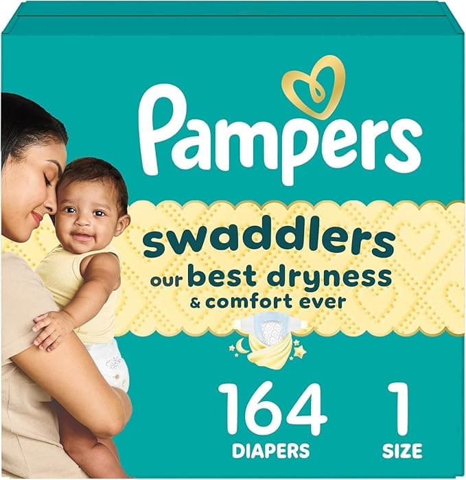 Pampers Swaddlers Diapers Size 1 (198 Count)
