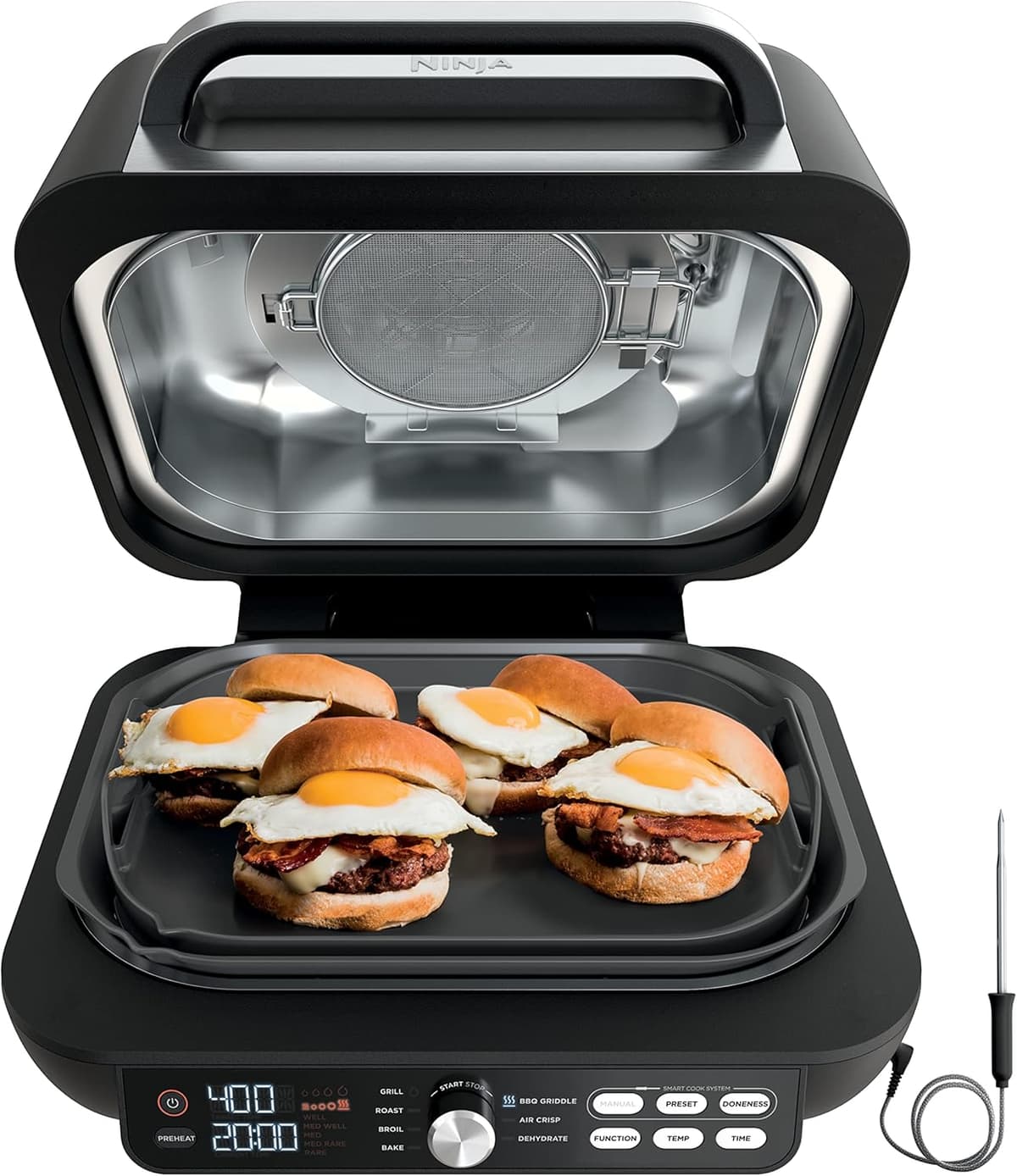 Ninja IG651 Foodi Smart XL Pro 7-in-1 Indoor Grill/Griddle Combo